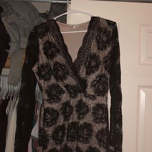 Charlotte Russe Lace long sleeve dress